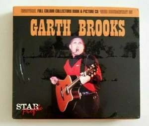 Star Profile Garth Brooks Collectord Book and Picture CD Audio Documentary New - Picture 1 of 4