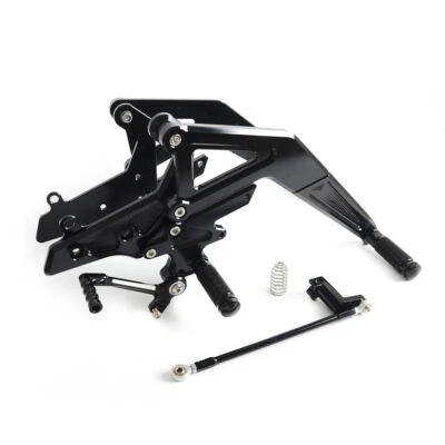 CNC Adjustable Rearset Foot pegs For Kawasaki Ninja 650R ER-6F ER-6N 2012-2014 B - Image 1 of 4