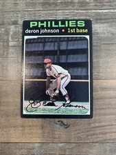 1971 Topps # 490 Deron Johnson Philadelphia Phillies Baseball Card