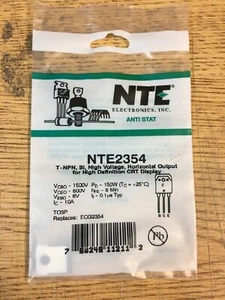 NTE2354 - T-NPN Si High Voltage Horizontal Output High Definition CRT Display - Picture 1 of 1