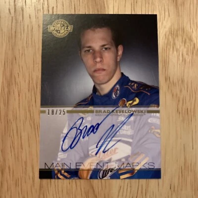 2011 Wheels Main Event Auto Gold Brad Keselowski #ME-BK Auto NASCAR 18/25 - Image 1 of 4