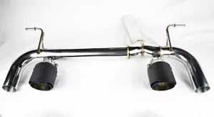 Blue Burn Carbon Axle Back Muffler Exhaust for BMW F30 F32 335i 435i 12-16 - Picture 1 of 2