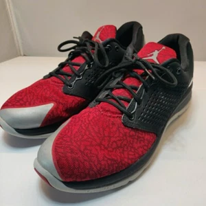 Nike Jordan Trainer ST Team Red Men’s Size 14 Black Red & Silver NO INSOLES - Picture 1 of 9