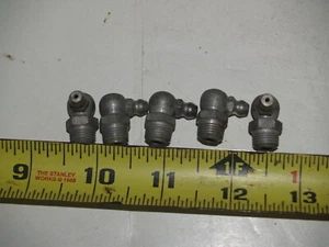 NOS-3/8" Thread Type 90 degree Grease Fitting 5 pieces- Ball inside-short - Bild 1 von 2