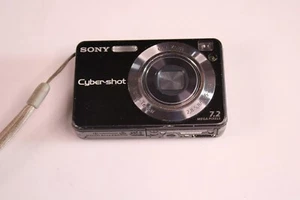 Sony Cyber-shot DSC-W120 7.2MP Digital Camera parts only broken screen - Picture 1 of 2