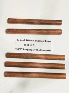 Lionel 164-64 logs (lumber set of 5) 3451 & 3461 lumber car & 364 lumber loader - Picture 1 of 1