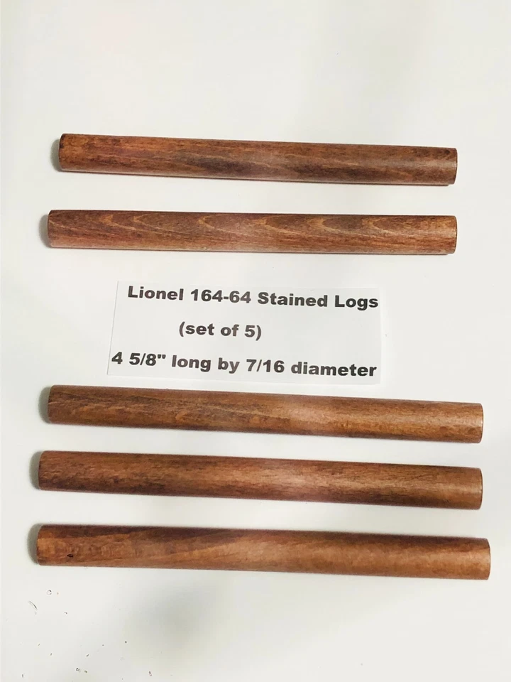 Lionel 164-64 logs (lumber set of 5) 3451 & 3461 lumber car & 364 lumber loader - Image 1 of 1