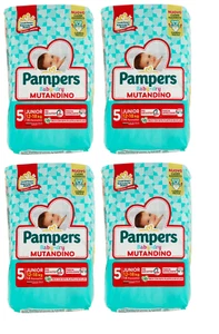 4X PAMPERS Baby Dry Mutandino Tg. 5 Ab 14 Windeln 12- 18 KG (56) - Bild 1 von 4
