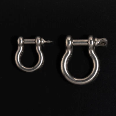 Anillo en D de conexión de grillete de arco de acero inoxidable  Foto 1 de 2