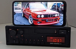 RADIO COCHE BMW BAVARIA CII 7649455040 E30 E32 E34 E36 E38 + BLUETOOTH ACTUALIZADO - Imagen 1 de 16