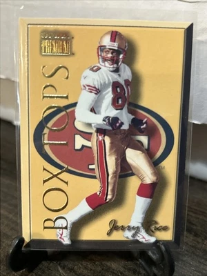 1999 SkyBox Premium #12 BT Jerry Rice Box Tops - Image 1 of 4