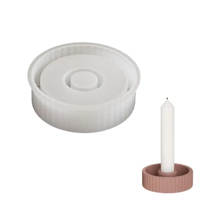 Stand Moulds Round Candlestick Molds Suitable for Hand-Making Candlestick - Image 1 of 4