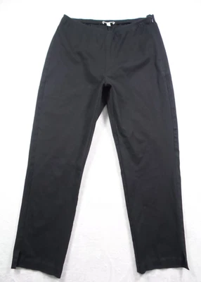 Calça Eileen Fisher Feminina Tamanho Extra Pequeno Preta Zíper Lateral Elástico Conforto - Imagem 1 de 4