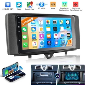 Für Smart Fortwo 451 2010-2015 Autoradio GPS Navi 2+64G Android 15 Apple Carplay - Bild 1 von 14
