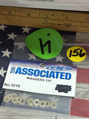 TEAM ASSOCIATED 3216 WASHERS: 1/8” FASTENERS - Image 1 of 4