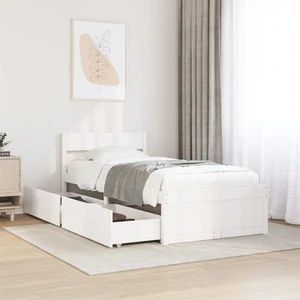 Estructura Cama con Cajones Somier Mueble Dormitorio Madera Maciza Pino vidaXL - Imagen 1 de 168