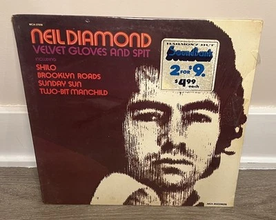 Neil Diamond Velvet Gloves And Spit Vinyl LP Album Universal 73030-0 Packed - Image 1 of 2