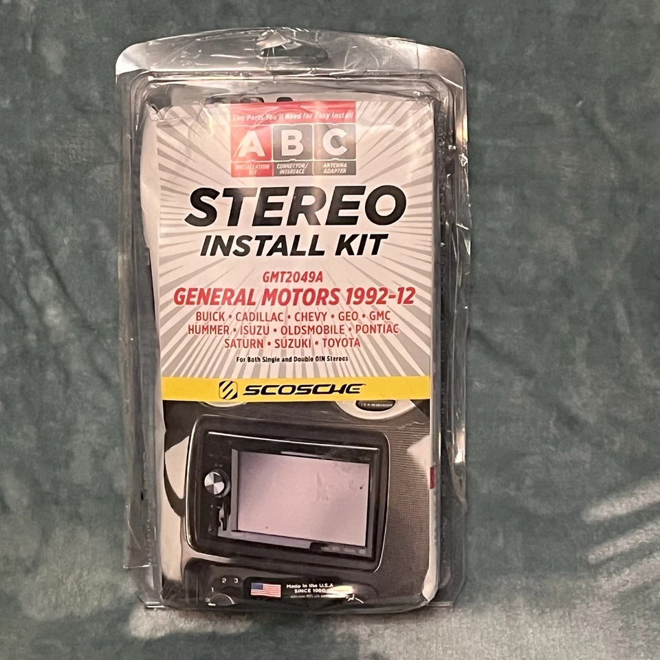 Scosche GMT2049A Stereo Install Kit General Motors 1992 - 2012 DIY (G93) - Image 1 of 4