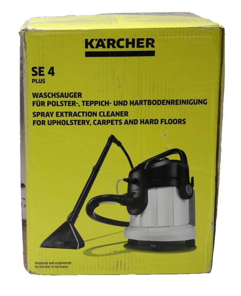Kärcher Waschsauger SE 4 Plus, 2-in-1-Sprühsaugschlauch, Frischwassertank: 4 l - Bild 1 von 1