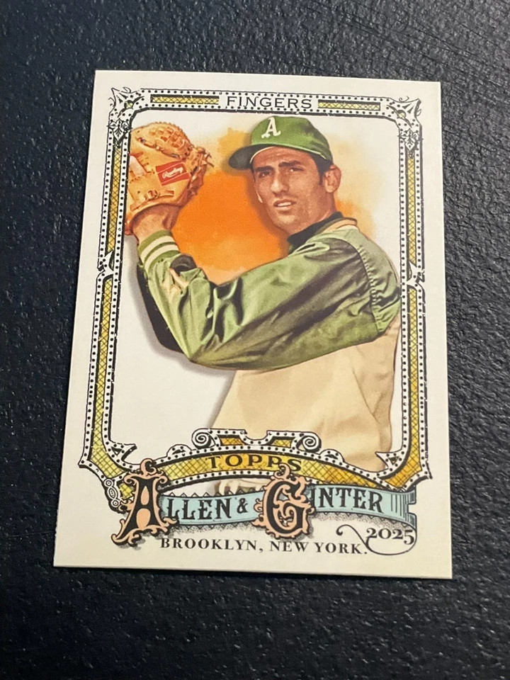 Topps Allen & Ginter 2025 impresión corta SP #328 Rollie Fingers, Oakland Athletics Foto 1 de 1