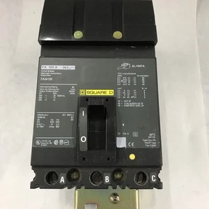 SQUARE D FA34100 FA I-LINE 3 POLE 100 AMP 480v CIRCUIT BREAKER - Picture 1 of 4
