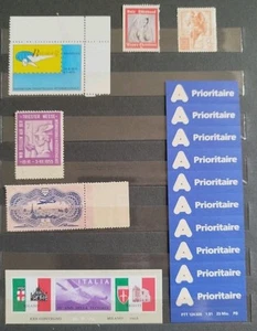 Lot verschiedene Erinnofili - Postetiketten Prioritaire A - Priority Frankreich - Bild 1 von 1