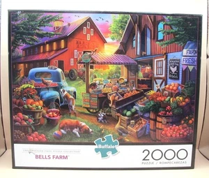 Buffalo "Bells Farm" 2000 Piece Jigsaw Puzzle 38.5" x 26.5" ~ New - Picture 1 of 1