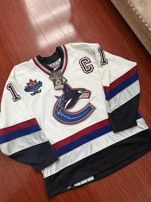 Camiseta All Star Mark Messier Vancouver Canucks autêntica 1997 - Imagem 1 de 3