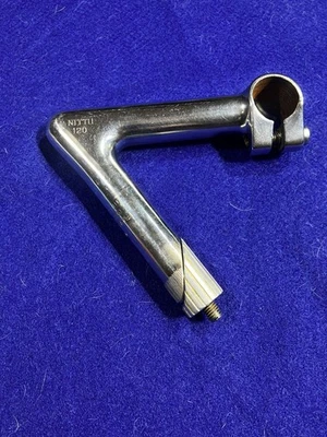 Vástago de pluma Nitto Jaguar Pro acero NJS, 120 mm, 58 grados, pluma 22,2, abrazadera 25,4 Foto 1 de 3