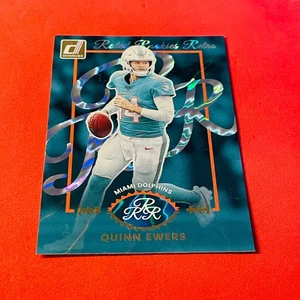 Quinn Ewers.. RATED ROOKIE RETRO .. Miami Dolphins .. 2025 Donruss Card 13 - Bild 1 von 2