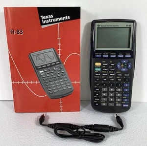 Calculadora gráfica Texas Instruments TI-83 Plus con manual y cable PROBADA - Imagen 1 de 24