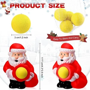 Juguete de disparos de Navidad Santa Pop con bolas de espuma - Imagen 1 de 3