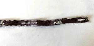 Authentisches HERMES klassisches braunes Band - 20" lang x 1/2" breit - Bild 1 von 6
