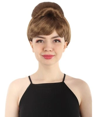 Women's Bun Wig | Multiple Colors Updo TV/Movie Wigs | HW-3874 - Image 1 of 4