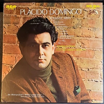 sealed Lp PLACIDO DOMINGO  in Romantic Arias 1969 RCA LSC-3083 - Image 1 of 2