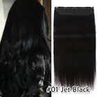 One Piece THICK 100% Real Clip in Human Hair Extensions Full Head Invisible Weft