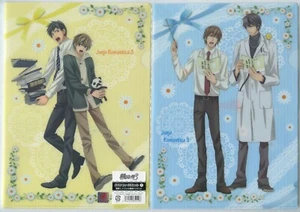 2 piezas carpeta de archivos transparente Junjou Junjo Romantica anime Hiroki Nowaki Shinobu You - Imagen 1 de 3
