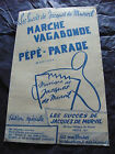 " Partition Market Wanderer Pépé Parade Jacques de Murvil 1959 "