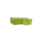 Colour Match Set of 2 Tidy Office Stationary Card Filling Boxes Organizer