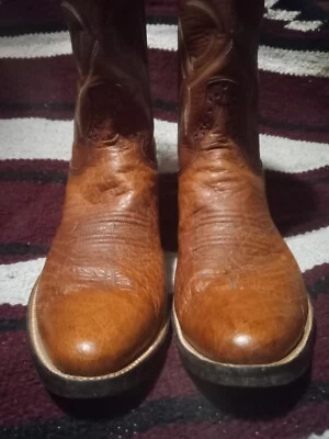 Rios Of Mercedes ботинки мужские 9B коричневый гладкий страус ковбойские ботинки - Изображение 1 из 4