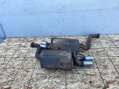 JUEGO TUBO ESCAPE SILENCIADOR SECCIÓN TRASERA IZQUIERDA DERECHA JAGUAR XF XFR OEM (2009-2015) Foto 1 de 4