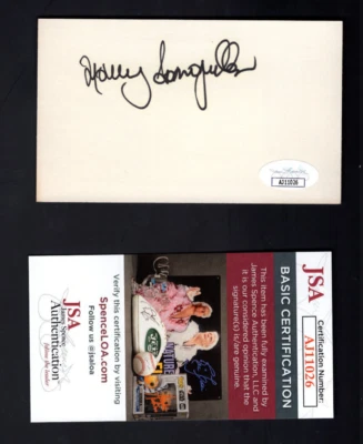 Manny Sanguillen SIGNED 3X5 INDEX CARD  PIRATES CATCHER JSA💎COA - Image 1 of 2