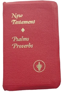 New Testament Psalms Proverbs The Gideons International Australia Pocket bible - Picture 1 of 10
