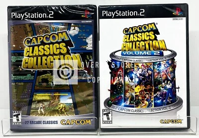 Capcom Classics Collection Vol. 1 + Vol. 2 - PS2 - Brand New | Factory Sealed - Image 1 of 4