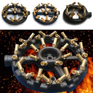 Natural Gas Jet Burner For Chinese Wok Range Stir Fry Cast Iron Body Round Nozzl - Picture 1 of 8