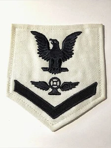 VTG 1940's US NAVY RATE UNIFORM Cloth PATCH 3rd Air Traffic Controller - Picture 1 of 2