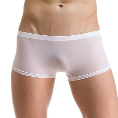 81-015 Hipster Pants Slip Eis Seide SEAMLESS Nahtlos TRANSPARENT WEISS in S-3XL - Bild 1 von 4