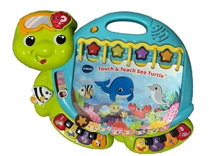 VTech Touch and Teach Sea Turtle Interactive Learning Book - Picture 1 of 3