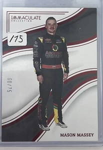 Mason Massey #40 /75 2023 Panini Chronicles Immaculate Collection Red Racing - Picture 1 of 3