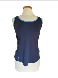 Camiseta sin mangas Whitney para mujer Lilly Pulitzer nueva con etiquetas azul marino verdadero talla ver fotos mancha pequeña - Imagen 1 de 9